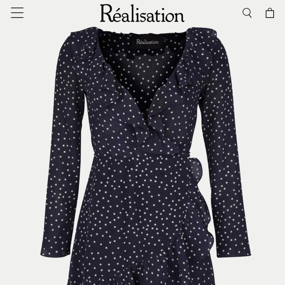 Réalisation Par “The Alexandra” Wrap Dress NWOT
